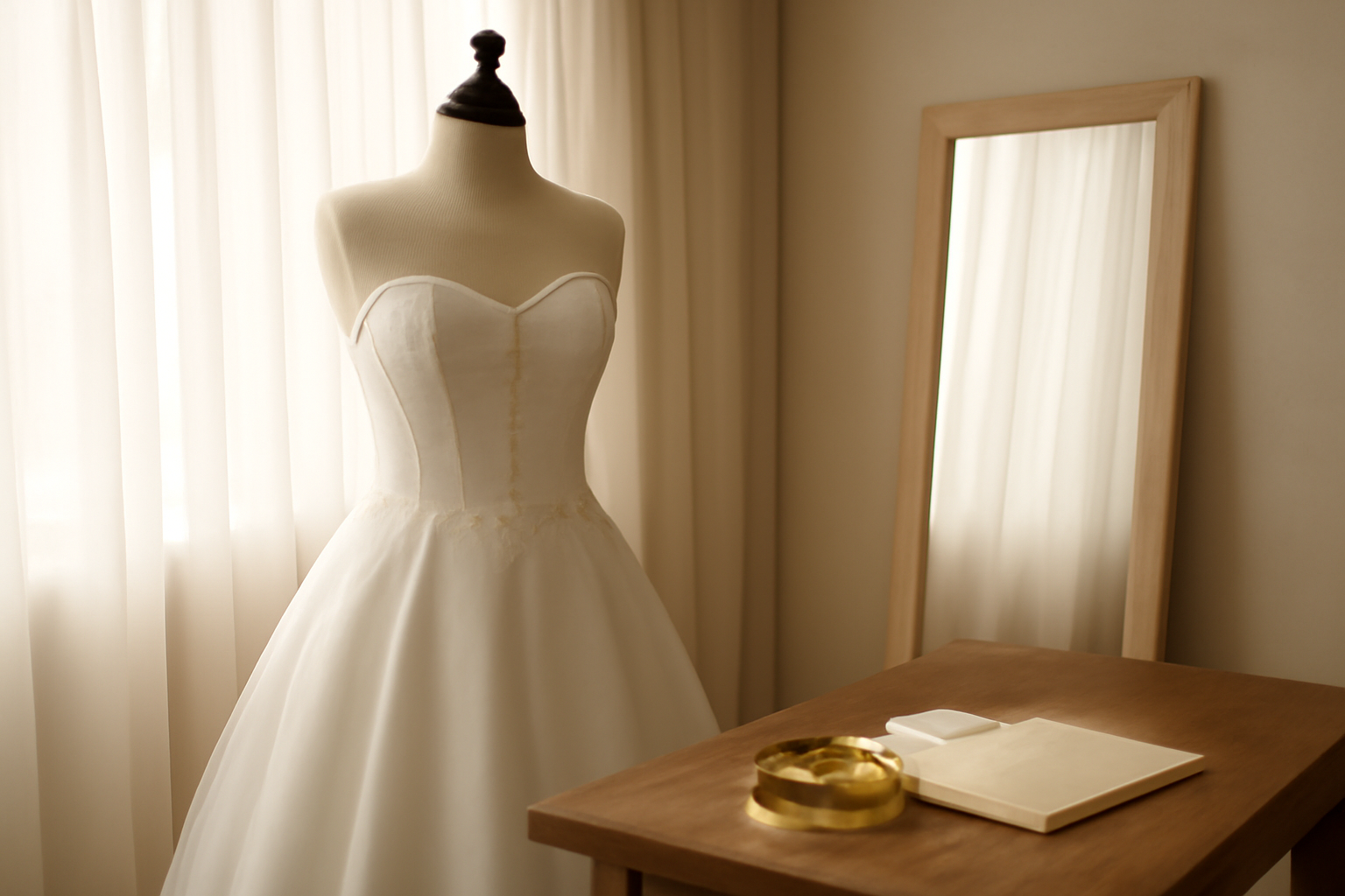 Panduan Fitting Gaun Pengantin Pertama Kali